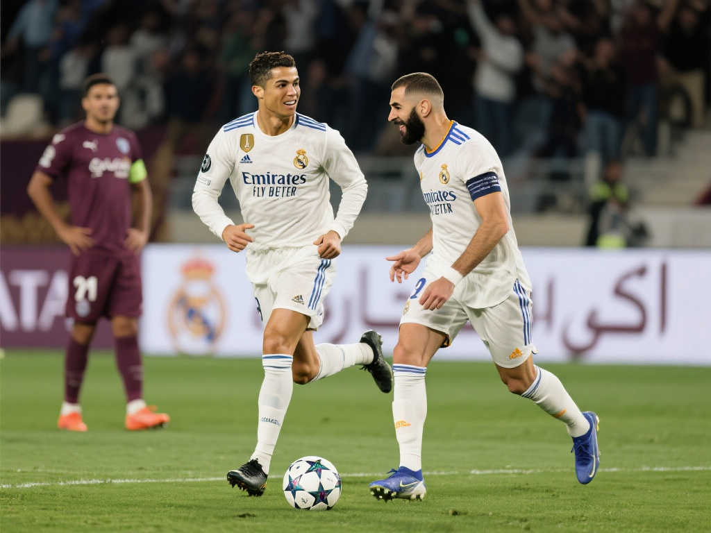 【早报】经典重现！C罗与本泽马再度联手进球！