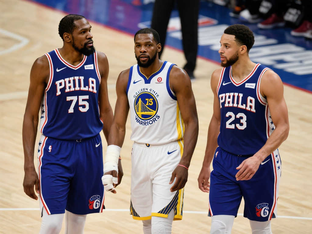 76人三巨头半场‘合体’即告吹,乔治膝伤复发再次缺阵 76人三巨头半场‘合体’即告吹,乔治膝伤复发再次缺阵